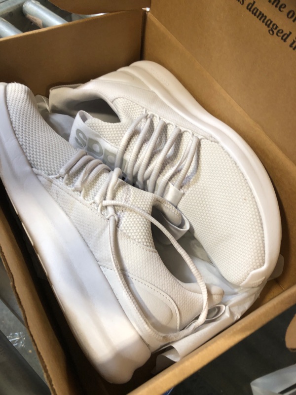 Photo 1 of adidas Men's Lite Racer Adapt 7.0 Sneaker, White/Grey/Grey, 9.5