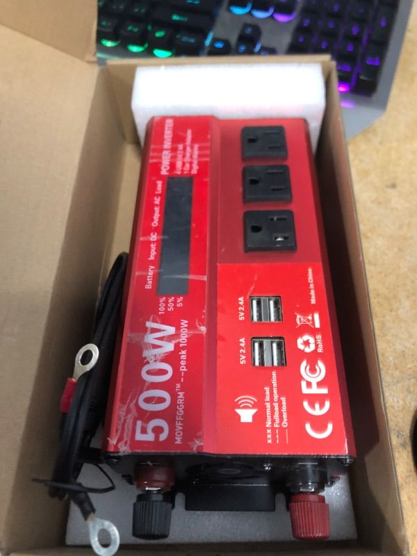 Photo 1 of 2000w Power Inverters Car Power Inverter Car Inverter 12v to 110v Rv Power Inverter 12v Power Inverter Car Outlet Adapter Car Plug Converter Car Converter Car Adpter Converter Power Converters