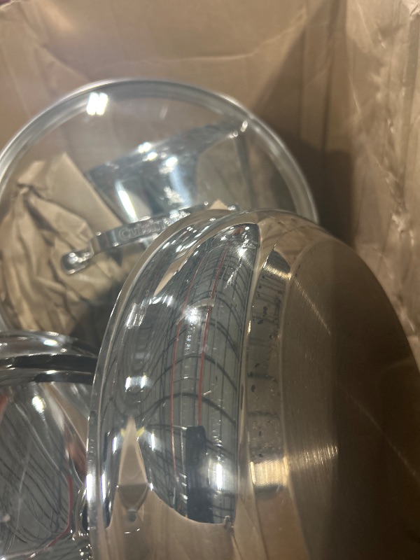 Photo 1 of ** unknown missing parts***Cuisinart 11-Piece Cookware Set, Chef's Classic Stainless Steel Collection 77-11G
