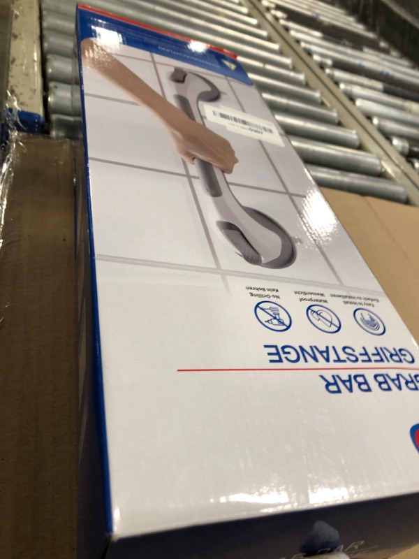 Photo 1 of TAILI Grab Bars for Bathtubs and Showers 2 Pack Suction Grab Bar, Heavy Duty Shower Handle Removable Bath Handrails for Seniors and Elderly, Bathroom Safety Grip No Drilling Waterproof,Grey