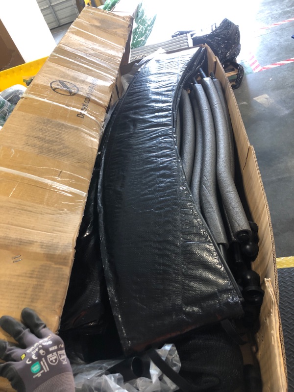 Photo 1 of ALTLER Trampoline 14FT Trampoline Enclosure Net Outdoor Jump Trampoline for Kids and Adults Round Trampoline ASTM Approved 400/450LBS Weight Capacity