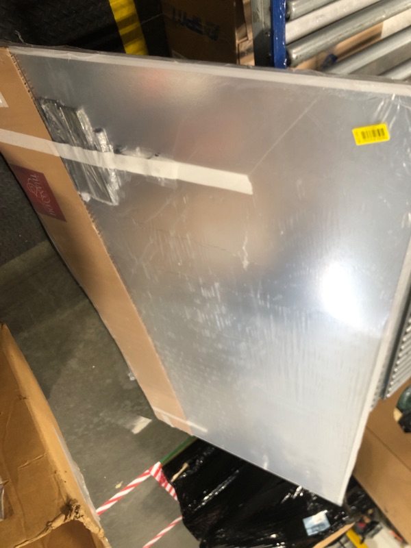 Photo 1 of VIZ-PRO Dry Erase Board/Magnetic Whiteboard, 96 x 48 Inches, Large Wall Mounted Board for School Office and Home 8' x 4'