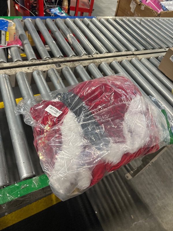 Photo 1 of AOTHSO 4 Pieces Women Christmas Deluxe Mrs. Claus Costume Set Velvet Dress Hooded Cloak Cape Gloves Belt for Cosplay Party