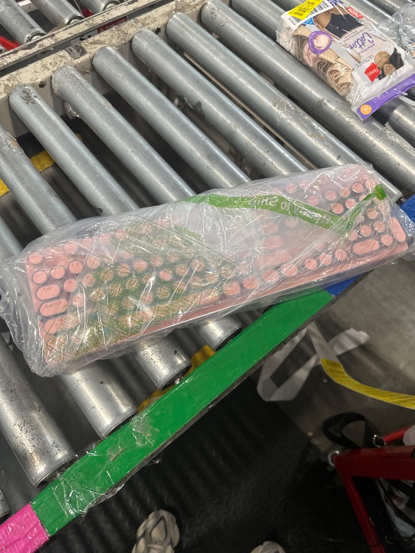 Photo 1 of EWEADN TK950 Typewriter Keyboard Wireless Mechanical Keyboards, 104 Keys Aesthetic Typewriter Keyboard with White Backlit, Anti-Ghosting, Blue Switch Bluetooth/2.4GHz/USB-C Wired Cute Keyboards-Pink