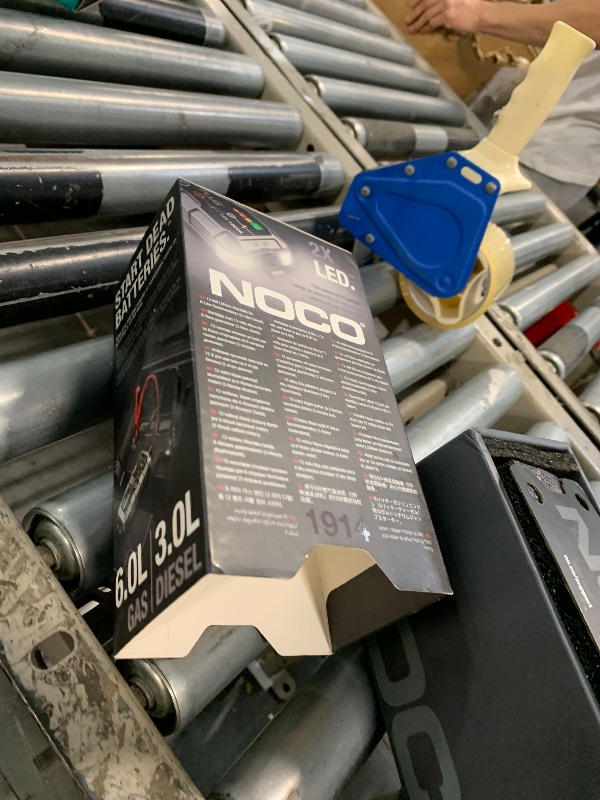 Photo 1 of NOCO Boost Plus GB40 1000A UltraSafe Car Battery Jump Starter, 12V Jump Starter Battery Pack, Battery Booster, Jump Box, Portable Charger and Jumper Cables for 6.0L Gasoline and 3.0L Diesel Engines