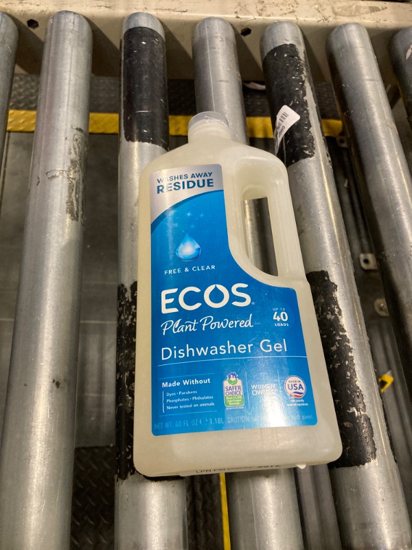 Photo 1 of **ONLY 1**Earth Friendly Products Wave Automatic Dishwashing Liquid, 40 Ounce - 8 per case.