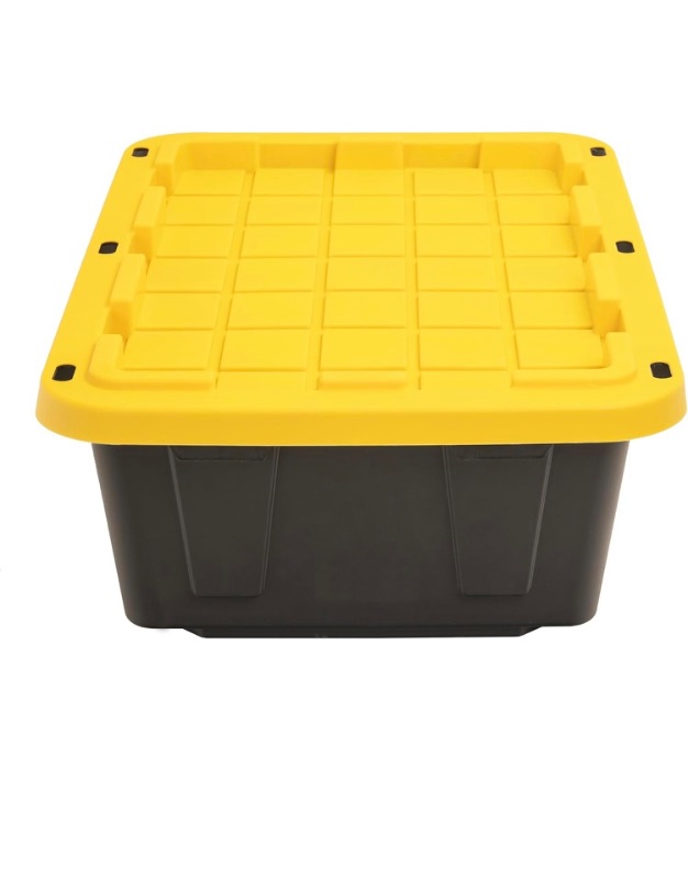 Photo 1 of 15 gallon storage container snap tight lids(pallet)