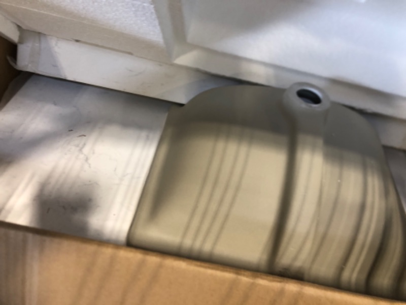 Photo 1 of 36'' x 22'' Engineered Stone Vanity Top with Sink, Bathroom Vanity Top with Undermount Left Ceramic Sink | Backsplash | Overflow for 36 Inch Bathroom Vanity (No Cabinet Included)