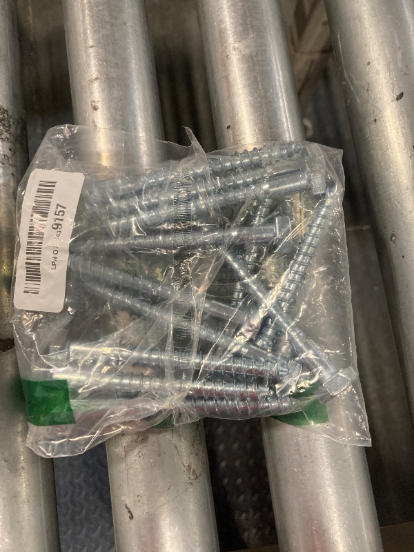 Photo 1 of **ONLY 12 PCS**Prime-Line 9056277 Hex Lag Screws, 3/8 In. X 3 In., A307 Grade A Zinc Plated Steel (50 Pack)