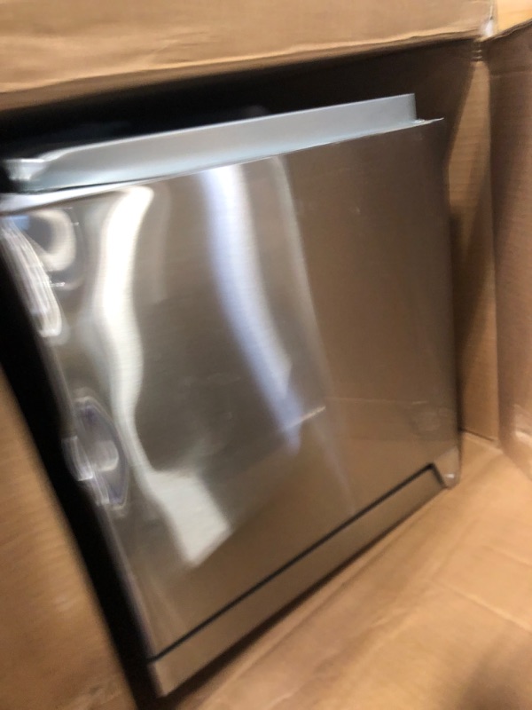 Photo 1 of  Commercial Ice Maker 100Lbs/24H, Stainless Steel Ice Machine with 33Lbs Ice Storage Capacity, Free-Standing Under Counter Ice Maker, Ideal for Home, Office, Restaurant, Bar, Coffee Shop