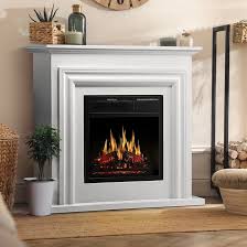 Photo 1 of COWSAR 36.14-Inches W Pearlwhite Free standing Infrared quartz Corner or flat wall Electric Fireplace
