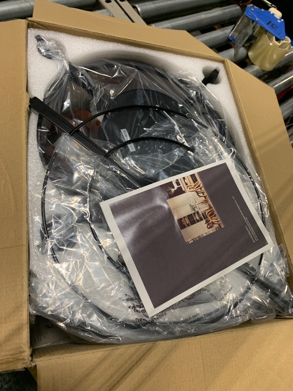 Photo 1 of Dannilong Caged Ceiling Fans with Lights and Remote, Farmhouse Ceiling Fan with Light Bladeless, Small Ceiling Fan for Kitchen Bedroom Outdoor, 18 Inch Black Fandelier, Reversible Quiet Motor