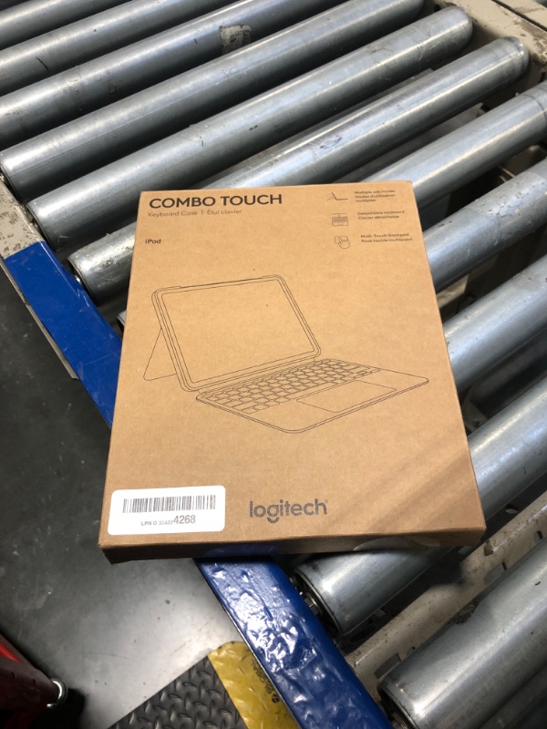 Photo 1 of Logitech Combo Touch iPad Pro 11-inch (M4)(2024) Keyboard Case - Detachable Backlit Keyboard with Kickstand, Comfortable Typing, Multi-use Mode - Midnight Black