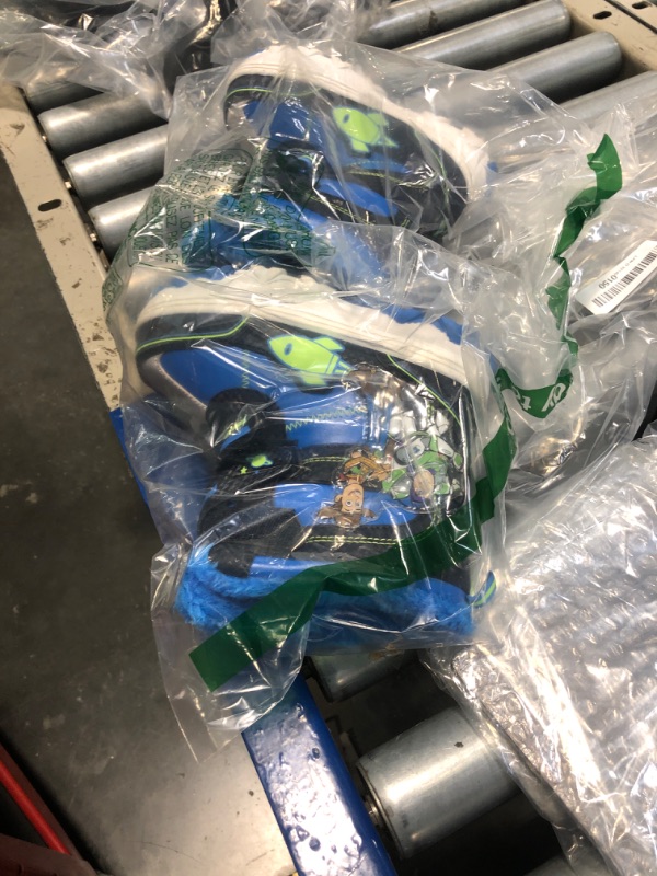 Photo 1 of *** USED AND DIRTY *** Disney Toy Story Snowboots - Buzz Lightyear Sheriff Woody - Fur Lined Insulated Waterproof boys Winter Boots - Navy Blue (size 11 Little Kid)
