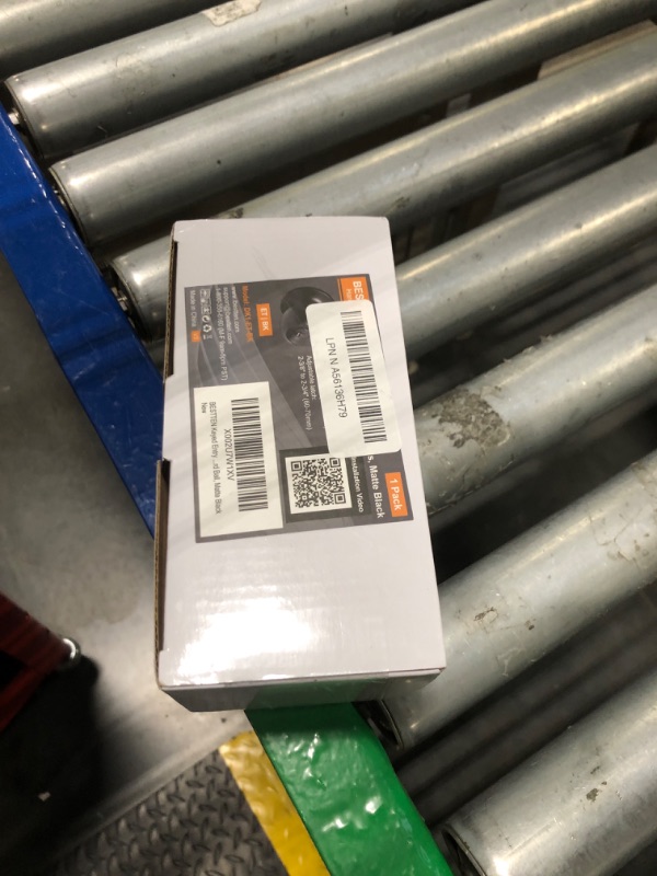 Photo 1 of BESTTEN Keyed Entry Door Knob, Entrance Door Lock, Standard Ball, Removable Latch Plate, All Metal, Matte Black