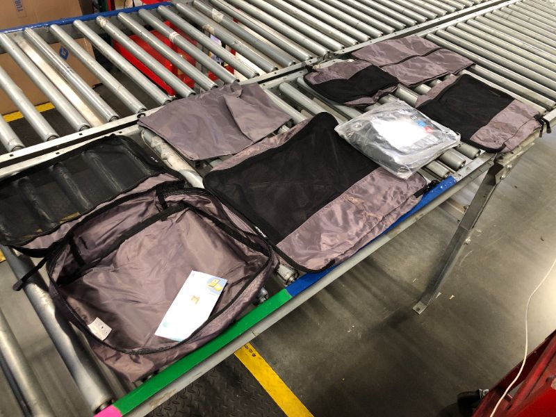 Photo 1 of ***color looks a little different*** BAGAIL 8 Set Packing Cubes Luggage Packing Organizer for Travel, Suitcase Packing Bags for Travel Accessories(Dark Grey, 8 Set)