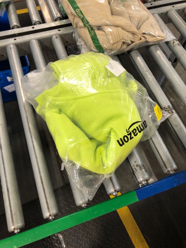 Photo 1 of ***SIZE 5XL*** Amazon Essentials Women's Relaxed-Fit Crewneck Pullover Long-Sleeve Sweatshirt (Available in Plus Size), Lime Green, 5X