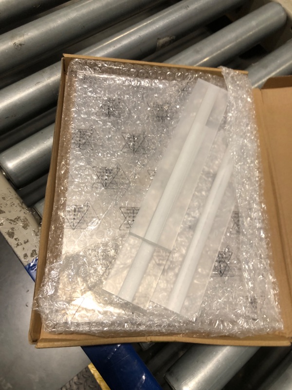 Photo 1 of Acrylic Sign Holder 8.5 x 11 Inch 3 Pack, Clear Display Sign Stand for Store Sign Holders, Vertical Double Acrylic Stands, Vendor Booth Display Items