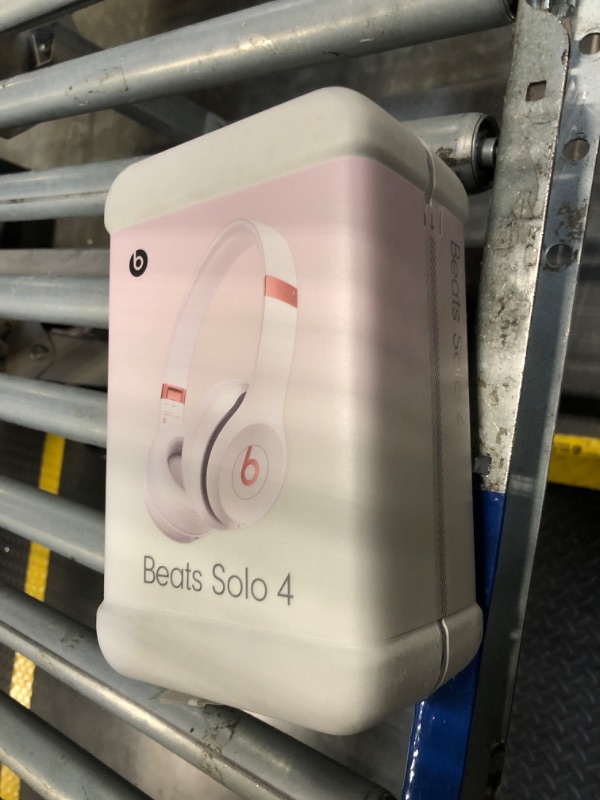 Photo 1 of Beats Solo 4 - Wireless Bluetooth On-Ear Headphones, Apple & Android Compatible, Up to 50 Hours of Battery Life - Cloud Pink