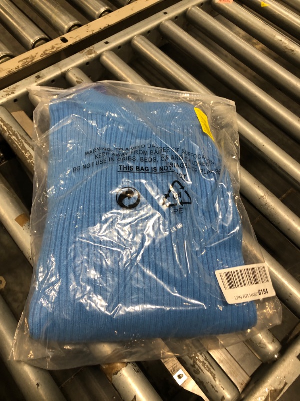 Photo 1 of ***BOTTOMS MISSING***
chouyatou Women's Chunky 2 Piece Outfits Turtleneck Knit Sweater and Maxi Bodycon Skirt Sets (Large, Blue)
