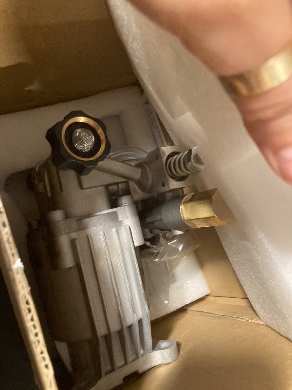 Photo 1 of YAMATIC 3/4" Shaft Horizontal Pressure Washer Pump 3400 PSI @ 2.5 GPM Replacement Pump for Power Washer Compatible with Homelite, Troybilt, Simpson, Karcher Honda GC160 GC190 AR rmv 2.5g30 and More