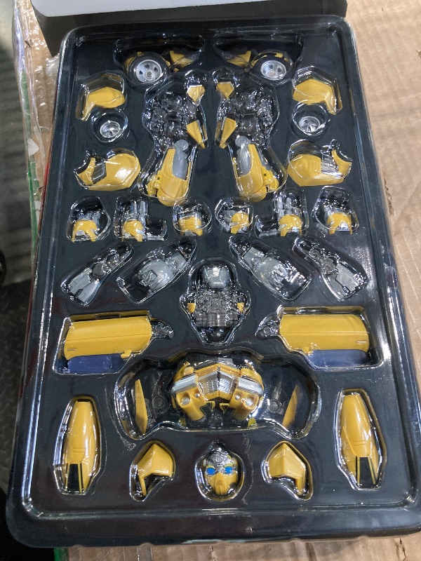 View 3 of YOLOPARK Bumblebee Transformers Toy Rise of The Beasts Action Figure, Highly Articulated 6.5 Inch Transformer Toys for Boys Girls 8 Years Old and Up, No Converting Bumblebee Model Kit