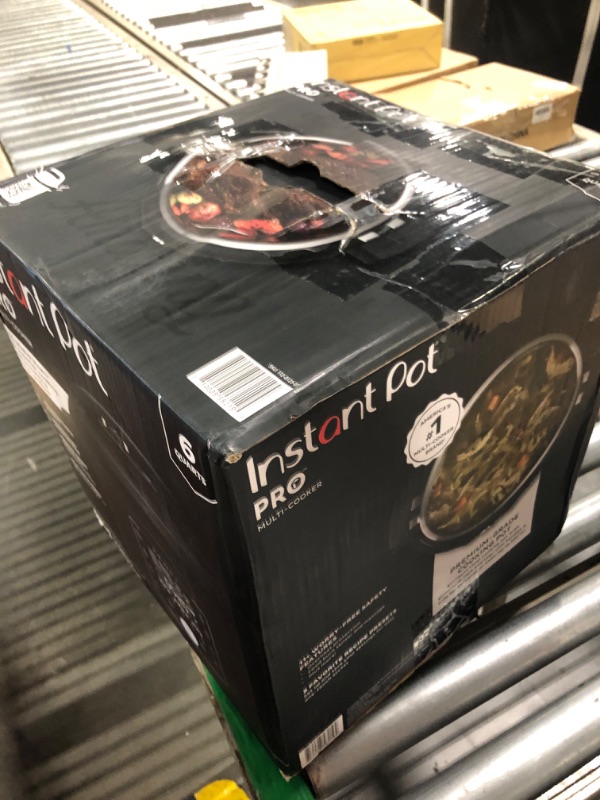 Photo 1 of **USED****Instant Pot Pro 10-in-1 Pressure Cooker, Slow Cooker, Rice/Grain Cooker, Steamer, Sauté, Sous Vide, Yogurt Maker, Sterilizer, and Warmer, Includes App With Over 800 Recipes, Black, 6 Quart