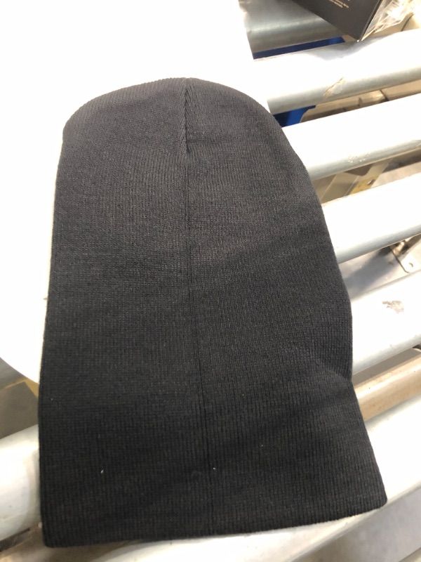 Photo 1 of AGLIFEFY Winter Beanie Acrylic Knit Cuffed Plain Hats Skull Cap Warm Beanies for Men Women Black