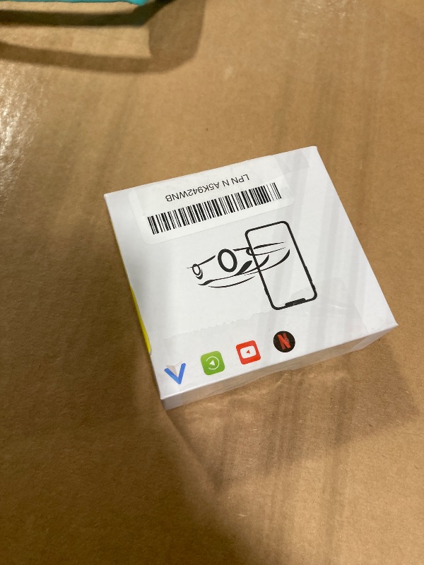 Photo 1 of ***unknown if SD card include item or not*** Wireless CarPlay Adapter, 2025 Upgrade Support Netflix/YouTube/TF Card Plug & Play Dongle with Apple Car Play Wireless Adapter Android Auto Wireless Adapter for Cars from 2015&iPhone iOS10+