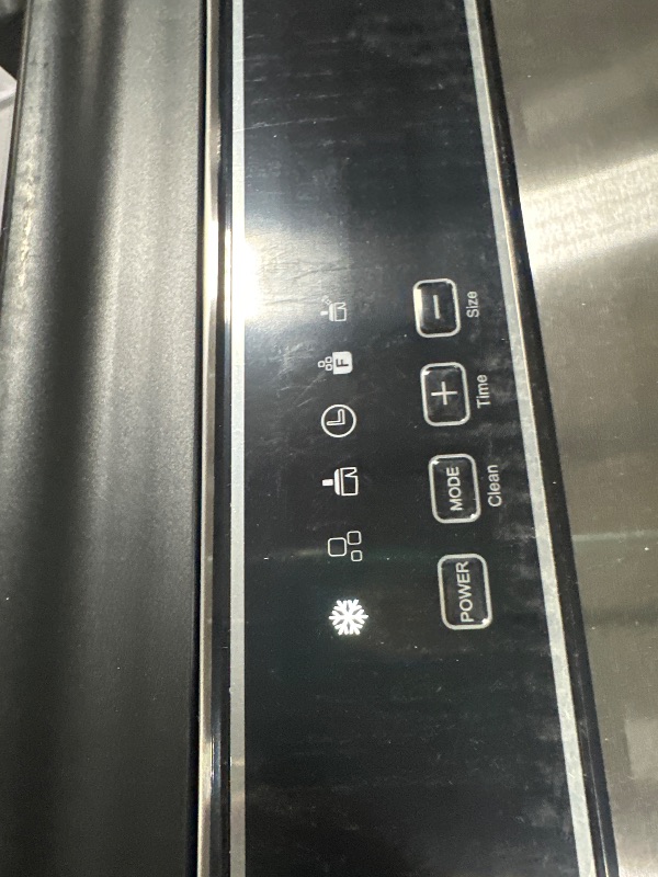 Photo 1 of Ice Maker, 100Lbs/Day Commercial Ice Machine, Stainless Steel Ice Cube Machine with 24-Hour Timer, Self-Cleaning, Ideal for Restaurant, Bars, Cafe and Offices