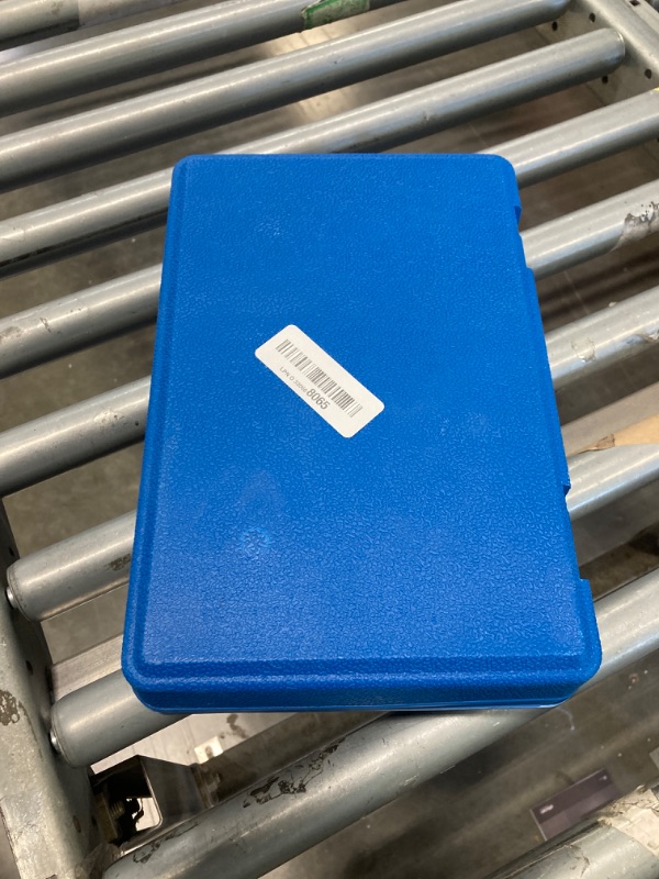 Photo 1 of Dial Indicator with Magnetic Base and Point Precision Inspection Set, Dial Test Indicator Long Arm 0-1" Professional Gauge 0.001", Magnetic Dial Indicator Base Holder with Fine Adjustment (Blue)