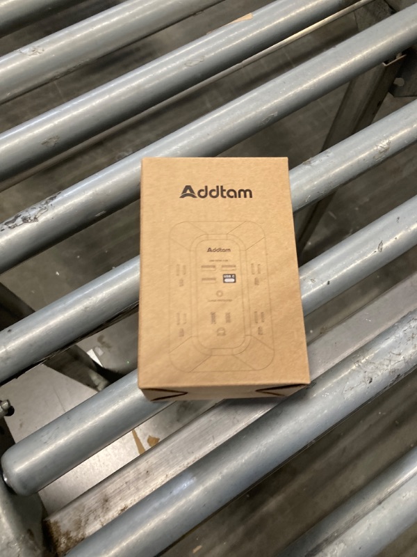 Photo 1 of Addtam USB Wall Charger Surge Protector 5 Outlet Extender with 4 USB Charging Ports (1 USB C Outlet) 3 Sided 1800J Power Strip Multi Plug Outlets Wall Adapter Spaced for Home Travel Office ETL Listed