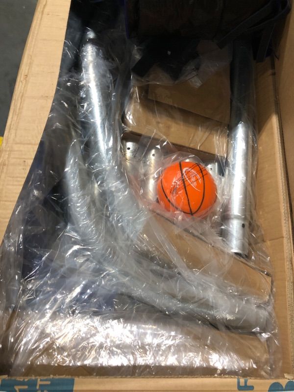 Photo 1 of ***PARTIAL SET: BOX 2/3*** SKYWALKER TRAMPOLINES Jump N' Dunk 15 FT, Rectangle Outdoor Trampoline for Kids with Enclosure Net, Basketball Hoop, ASTM Approval, 1000 LBS Weight Capacity