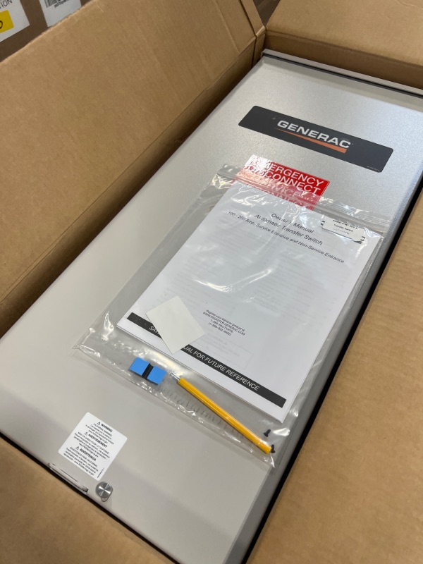 View 3 of Generac Guardian 26kW Home Standby Generator with 200 Amp Transfer Switch, Durable All Aluminum, WiFi Enabled with G-Force Engine, Easy to Use, Whole House Power Backup, Smart Outage Solution - Bisque
