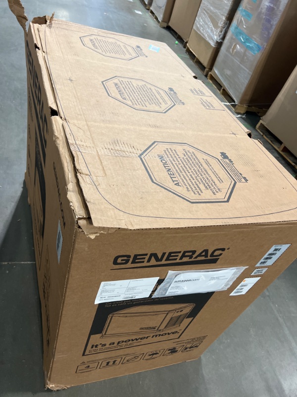 View 13 of Generac Guardian 26kW Home Standby Generator with 200 Amp Transfer Switch, Durable All Aluminum, WiFi Enabled with G-Force Engine, Easy to Use, Whole House Power Backup, Smart Outage Solution - Bisque
