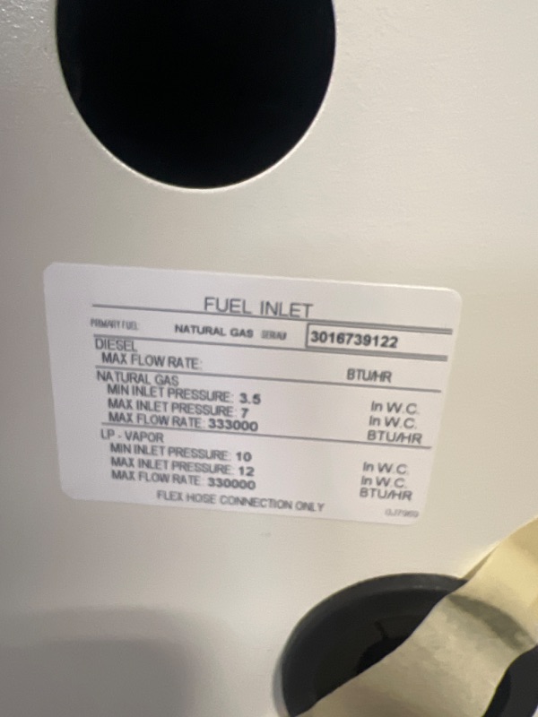 View 8 of Generac Guardian 26kW Home Standby Generator with 200 Amp Transfer Switch, Durable All Aluminum, WiFi Enabled with G-Force Engine, Easy to Use, Whole House Power Backup, Smart Outage Solution - Bisque
