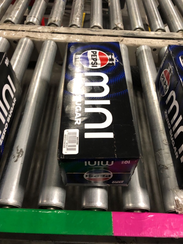 Photo 1 of **EXPIRES 4/21/2025**
Pepsi Zero Sugar Mini Cans, 7.5 Oz (Pack of 10)