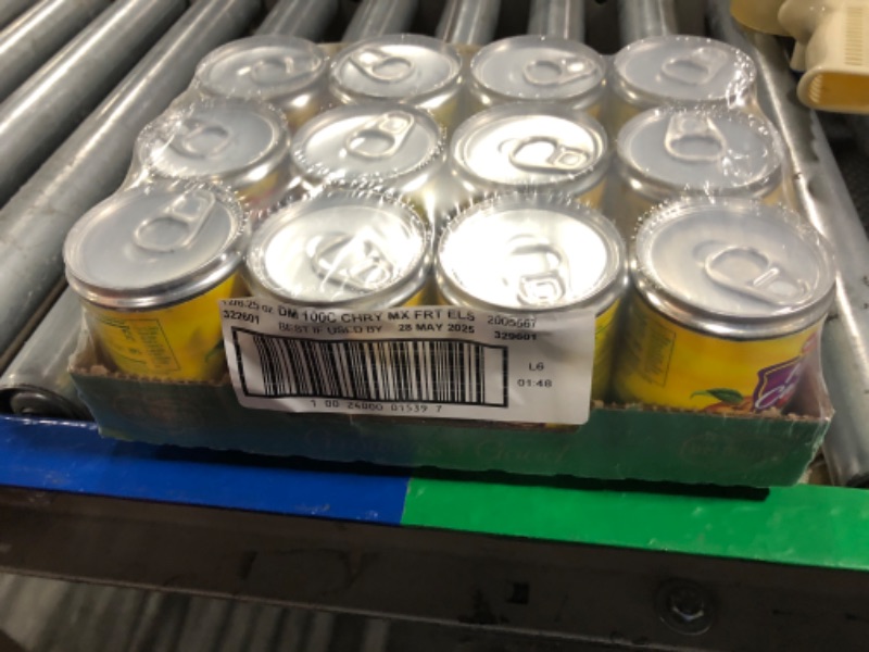 Photo 1 of ***EXPIRES 5/28/2025**
Del Monte Canned Cherry Chunky Fruit Cocktail in Light Syrup, 8.25 Ounce (Pack of 12)