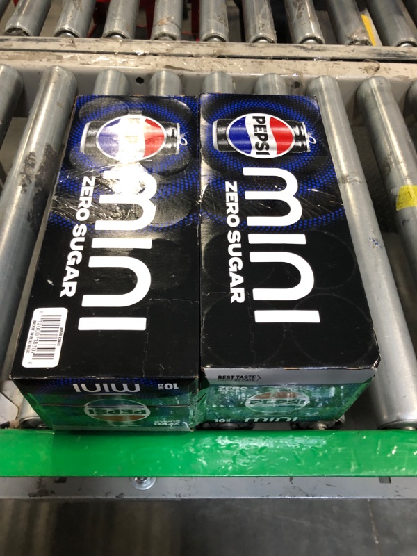 Photo 1 of **EXPIRES 4/21/2025**
Pepsi Zero Sugar Mini Cans, 7.5 Oz (Pack of 10) 2 CASES