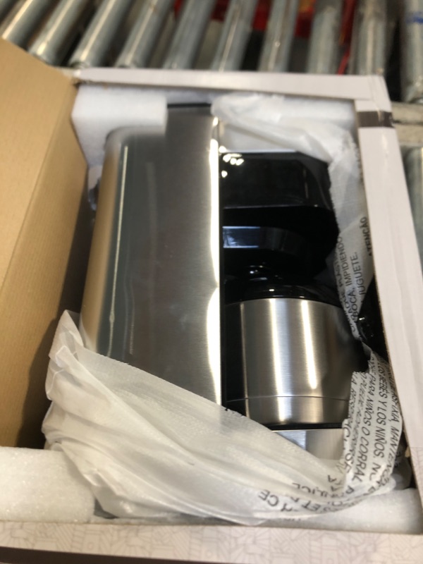 Photo 1 of ***NOT FUNCTIONING*** SHARDOR Programmable Coffee Maker with Thermal Carafe, Drip Coffee Machine with Timer, 8-Cup Coffee Pot with Pause & Serve, Regular & Strong Brew, Auto Shut Off, Touch-Screen, Black & Stainless Steel