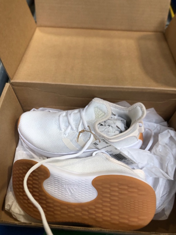 Photo 1 of adidas Women's Cloudfoam Pure Sportswear Sneaker, White/Chalk White/Zero Metallic, 6