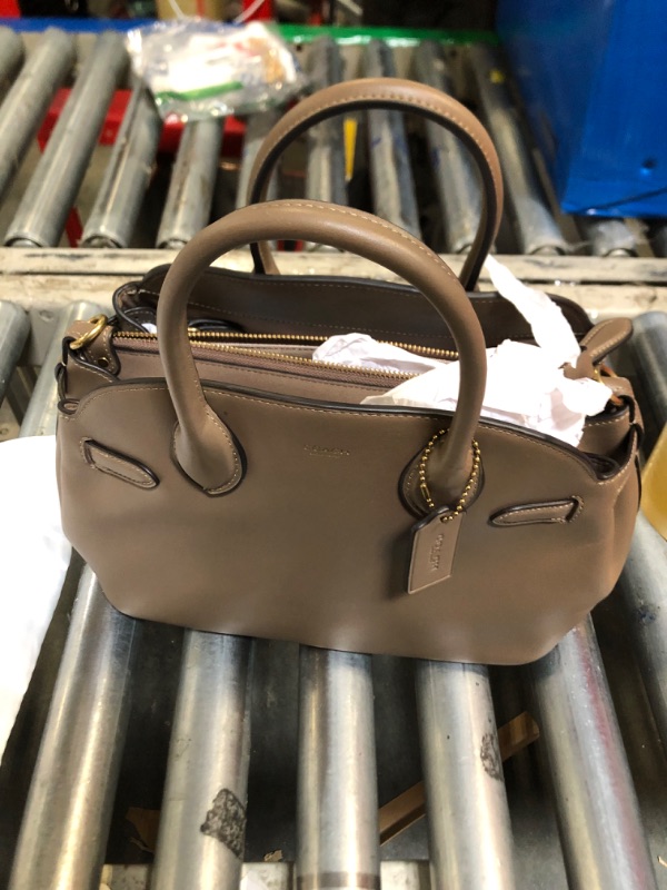 Photo 1 of Coach Soft Empire Carryall Bag 28, B4/Honey Brown