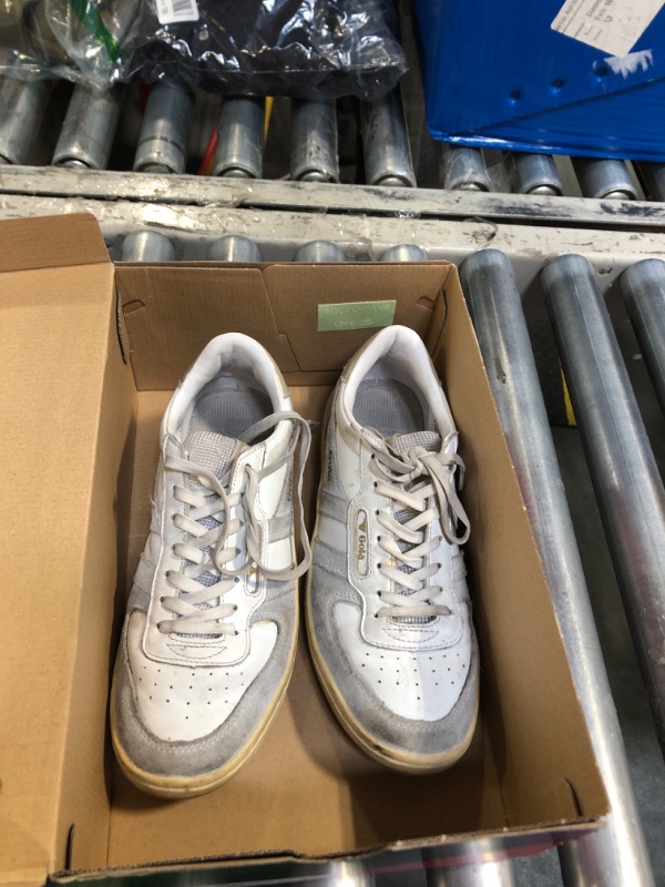 Photo 1 of **very used**
Reebok Club C Vintage Tennis Sneakers for Women, Chalk/Alabaster/Sky Blue, 8.5