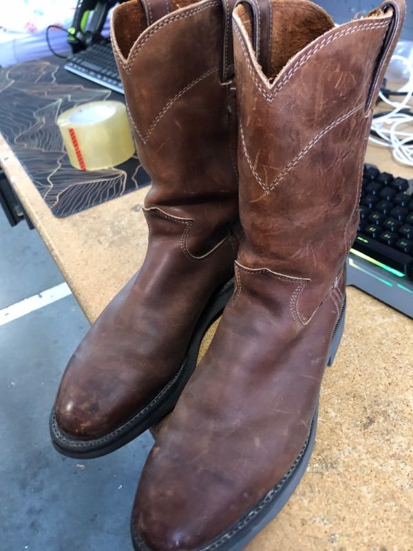 Photo 1 of ***USED ROUND JUSTIN ROPER BOOTS*** 7D
