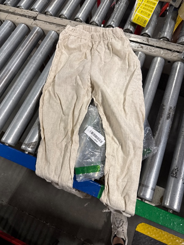 Photo 1 of Girls' pants, Ivory, size 10-12T