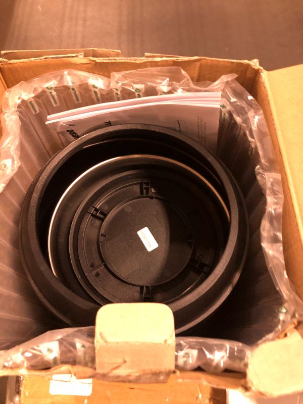 Photo 1 of ***LID MISSING**
PETLIBRO Automatic Cat Feeder, Wi-Fi Rechargeable Cats Food Dispenser Battery-Operated with 30-Day Life, AIR 2.4G Wi-Fi Timed Pet Feeder for Cats & Dogs, 2L Auto Cat Feeder, Black