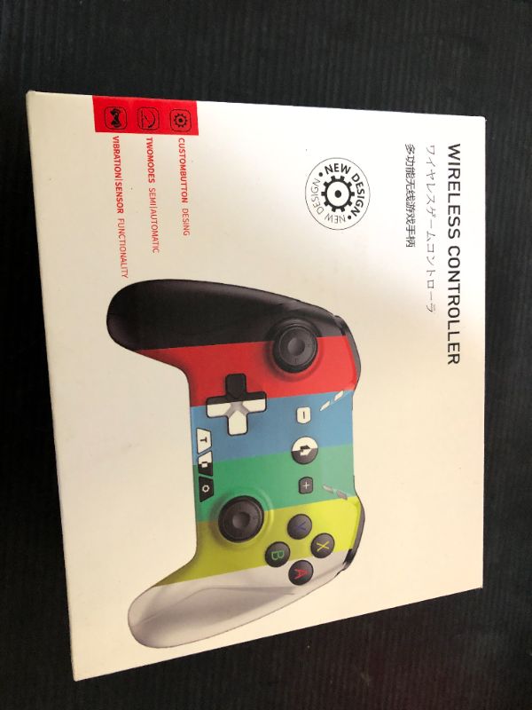 Photo 1 of Bluetooth Controller for Switch/Mac/PC/Steam/Mobile Phone/iOS/Android//TV/iPad/Table/Apple Arcade MFi Games, switch pro controller wireless with Adjustable Dual Motion,Turbo,Macros,6-Axis,Wake Up for Black Myth: Wukong