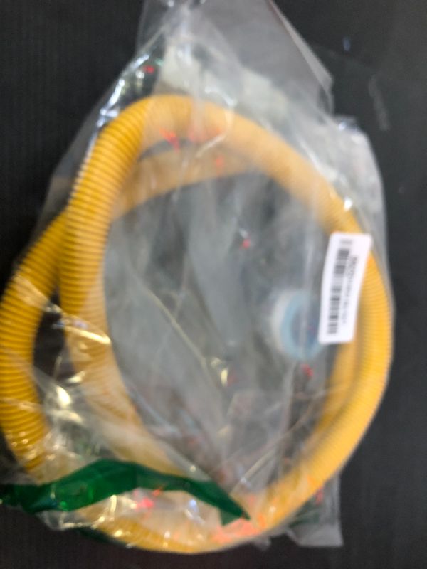 Photo 1 of AMI PARTS 48" Flexible Gas Line Kit Yellow Coated, Gas Hose Connector Kit for Dryer, Stove, Water Heater,5/8" OD(1/2" ID) Stainless Steel Gas Line with Connector 1/2" MIP &1/2"FIP & 3/4"MIP Fitting
