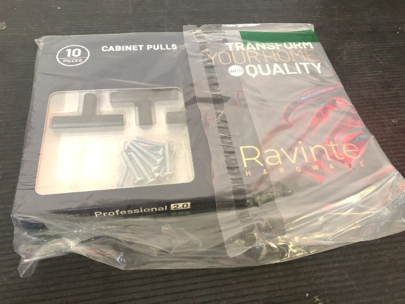 Photo 1 of 10 Pack 2 inch Cabinet Pulls Matte Black Stainless Steel Kitchen Drawer Pulls Cupboard Handles Cabinet Handles