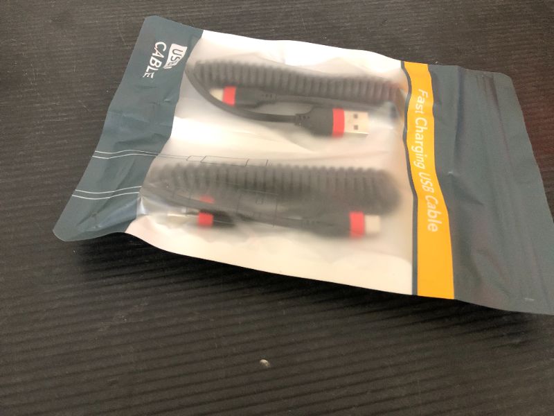 Photo 1 of Coiled USB C Cable for Car, 2 Pack Type C Charger Cord Fast Charging for iPhone 16/15, USB A to USB C Cable for Android Auto Compatible with Samsung Galaxy S24 S23 S22 Note 20 10 A50 A20 Moto G LG